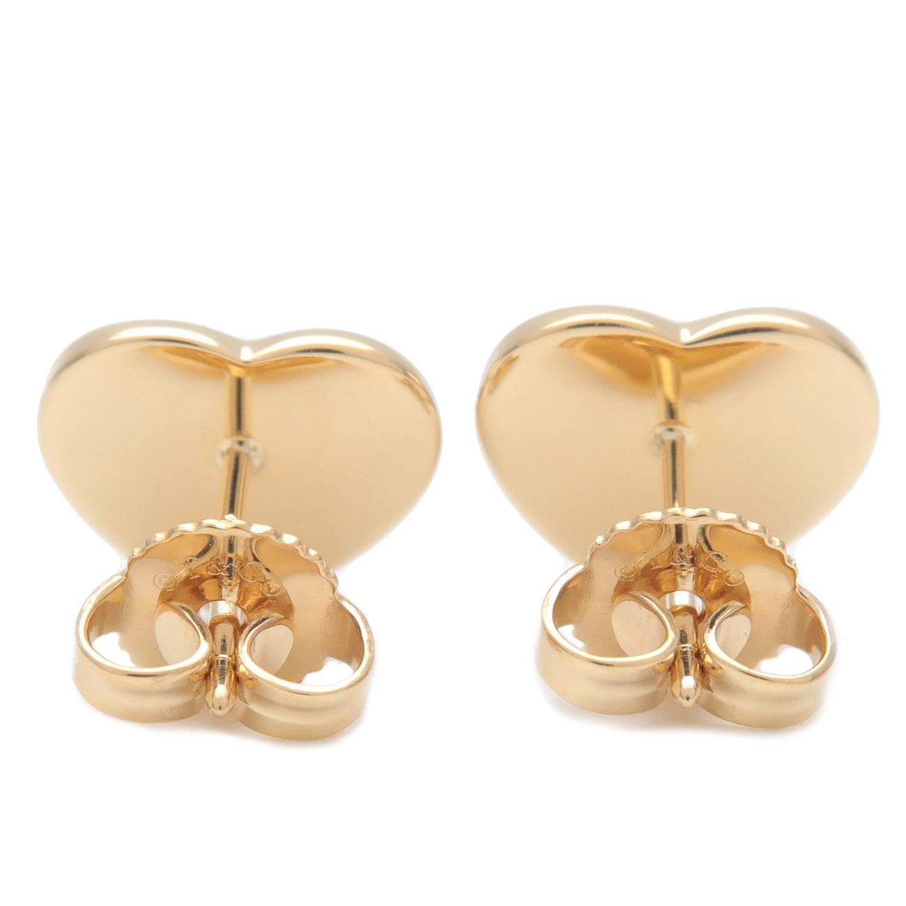 Tiffany&Co. Return to Tiffany Mini Heart Earrings K18 Yellow Gold