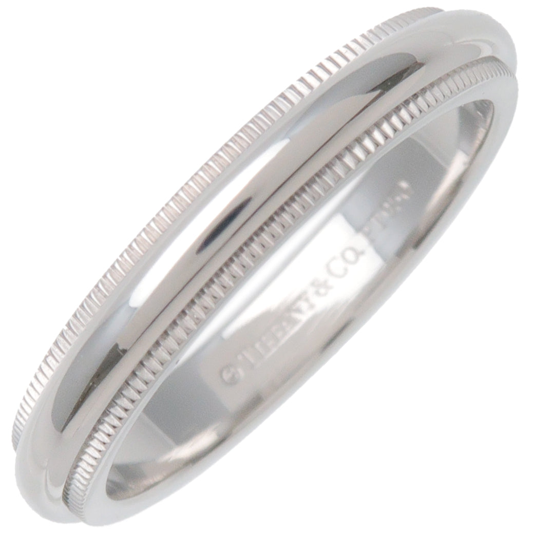 Tiffany&Co.-Milgrain-Band-Ring-PT950-Platinum-US5.5-EU50.5