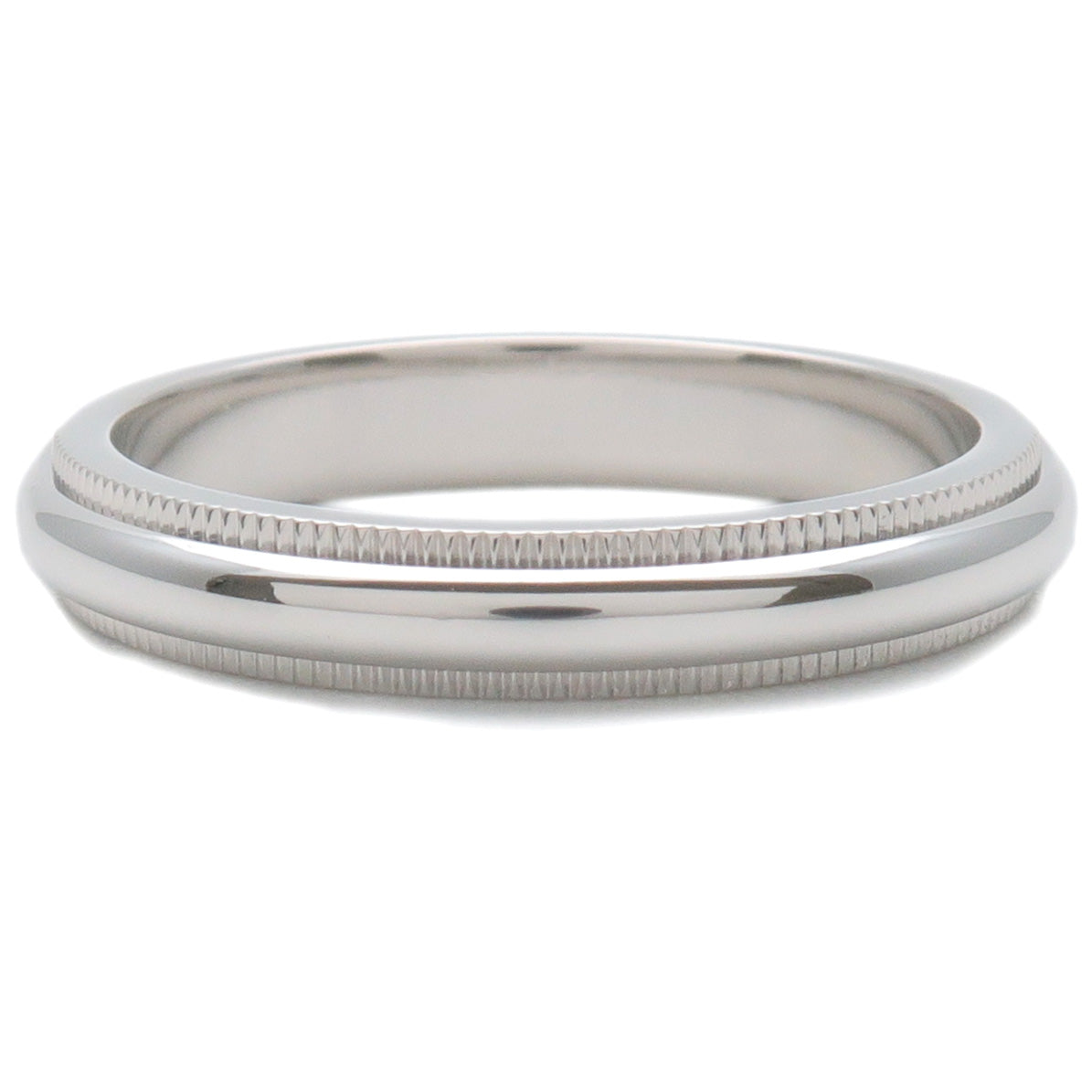 Tiffany&Co. Milgrain Band Ring PT950 Platinum US5.5 EU50.5