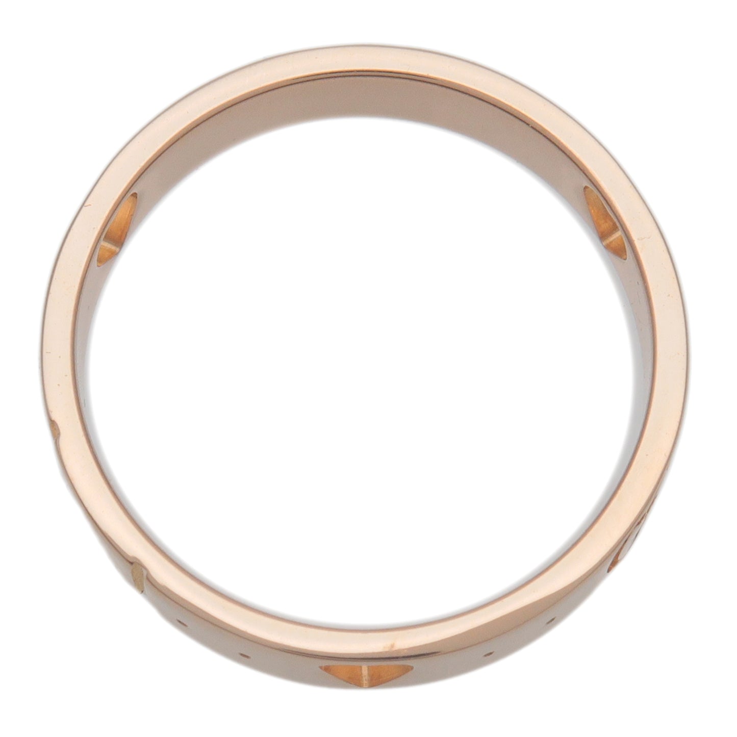 GUCCI Icon Amore Ring K18PG 750PG Rose Gold #15 US7-7.5 EU55