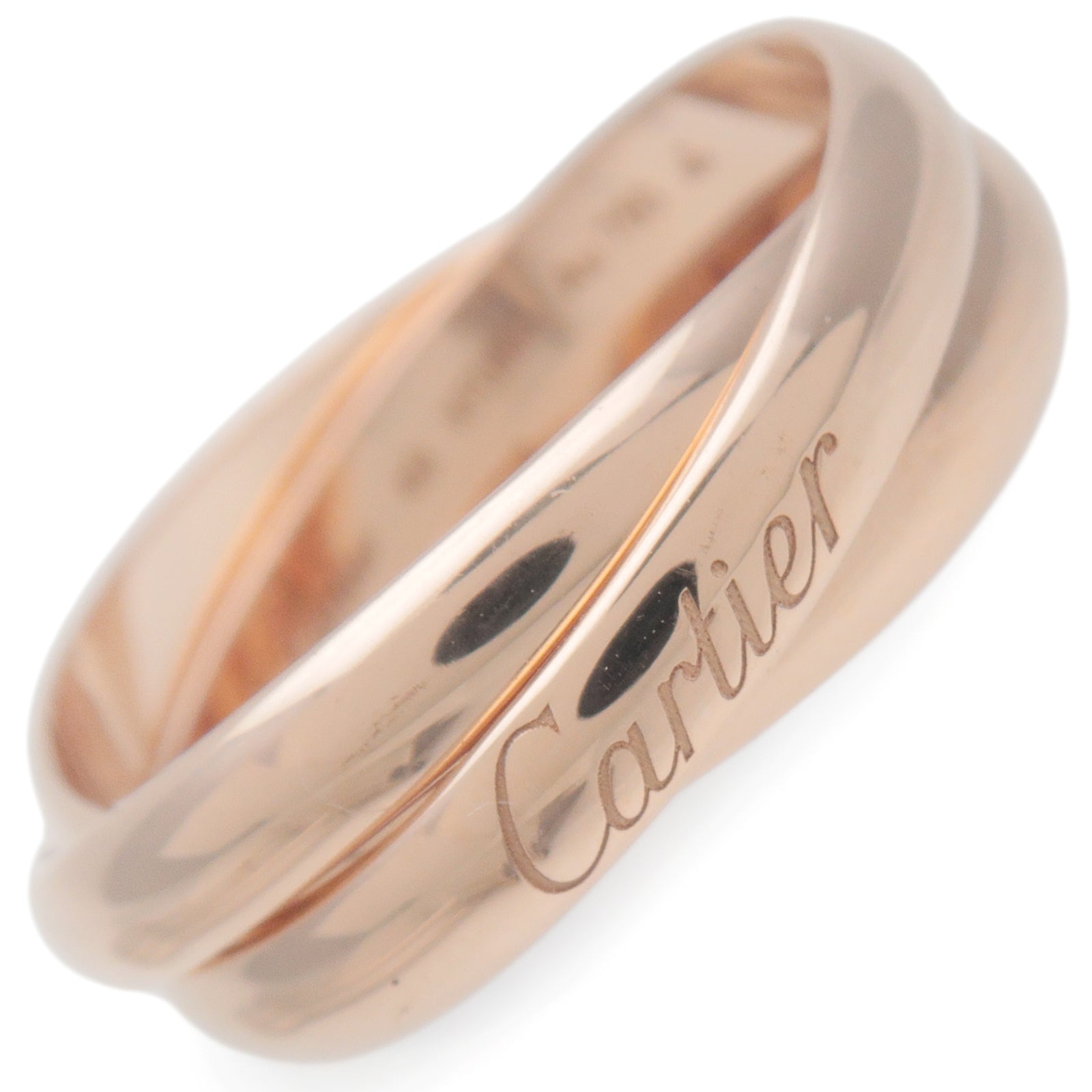 Cartier Trinity Ring SM K18PG 750PG Rose Gold 49 US5 EU49 Samoa