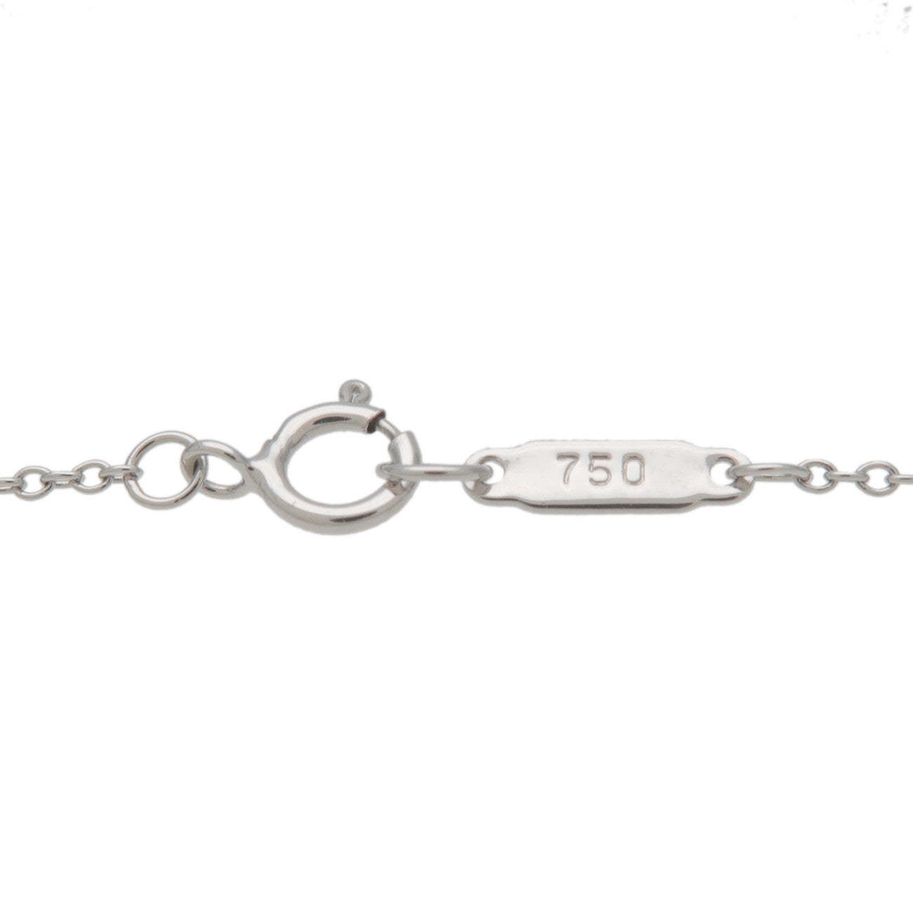 Tiffany&Co. Atlas Open Bar Necklace K18WG 750WG White Gold