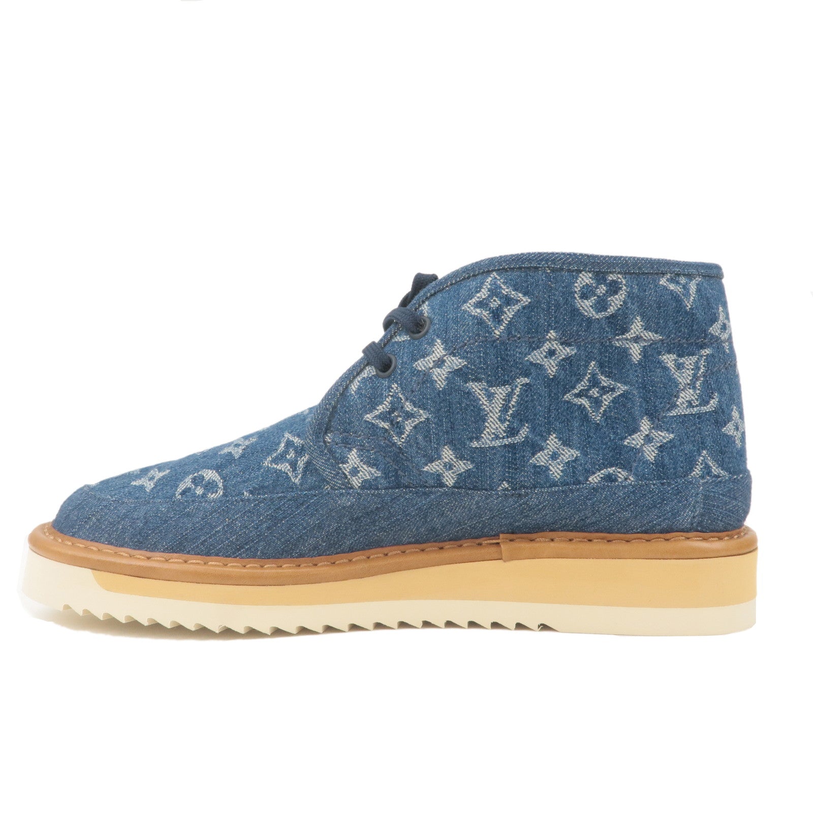 Louis vuitton denim store boots