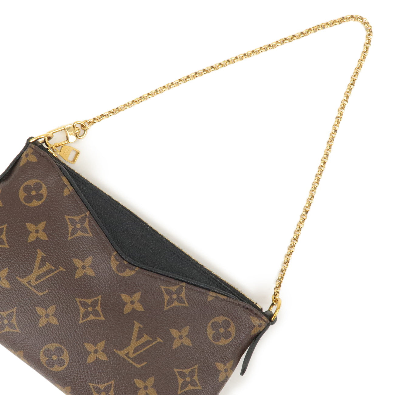 Louis Vuitton clutch chain bag monogram