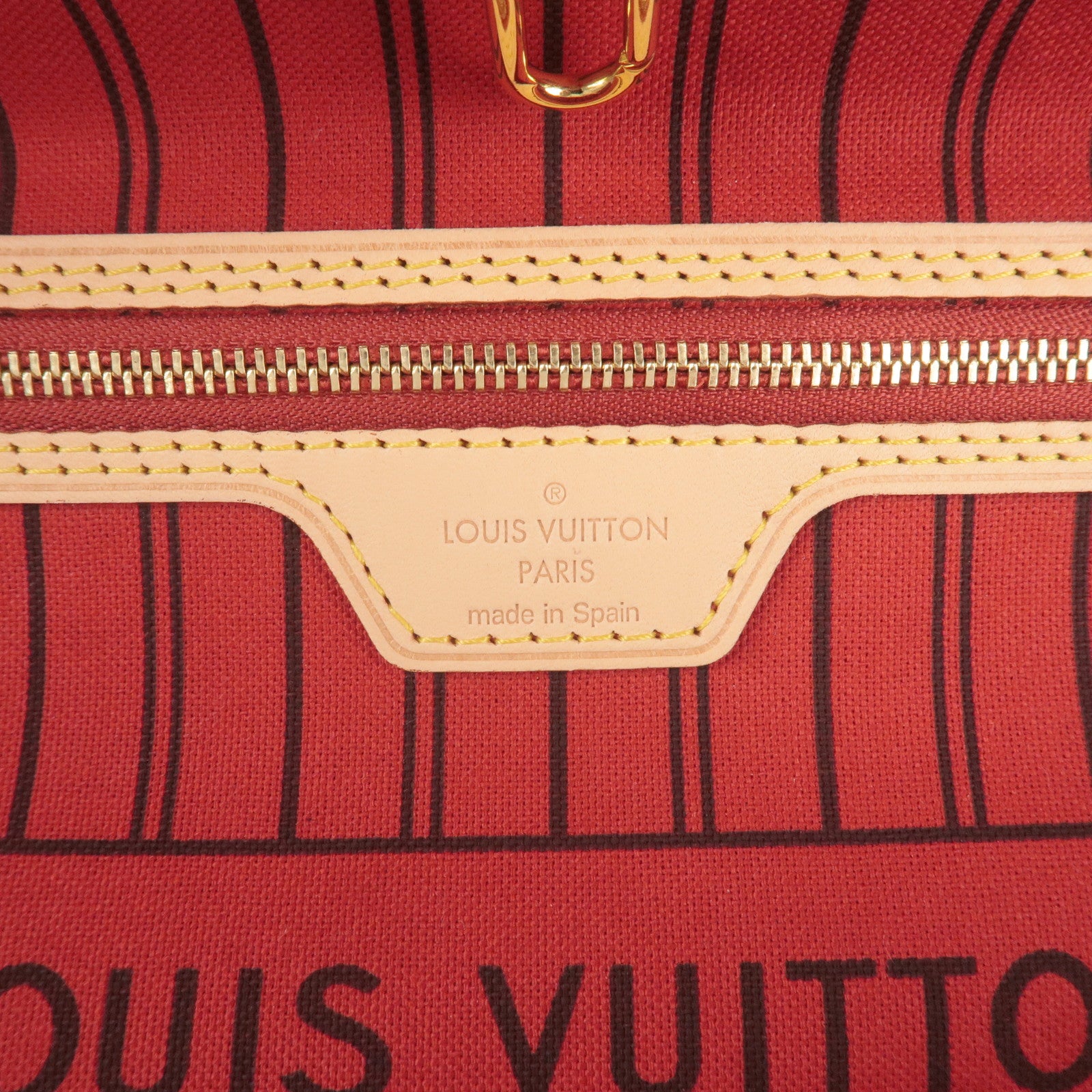 New Vuitton Neverfull MM Monogram Cerise M41177