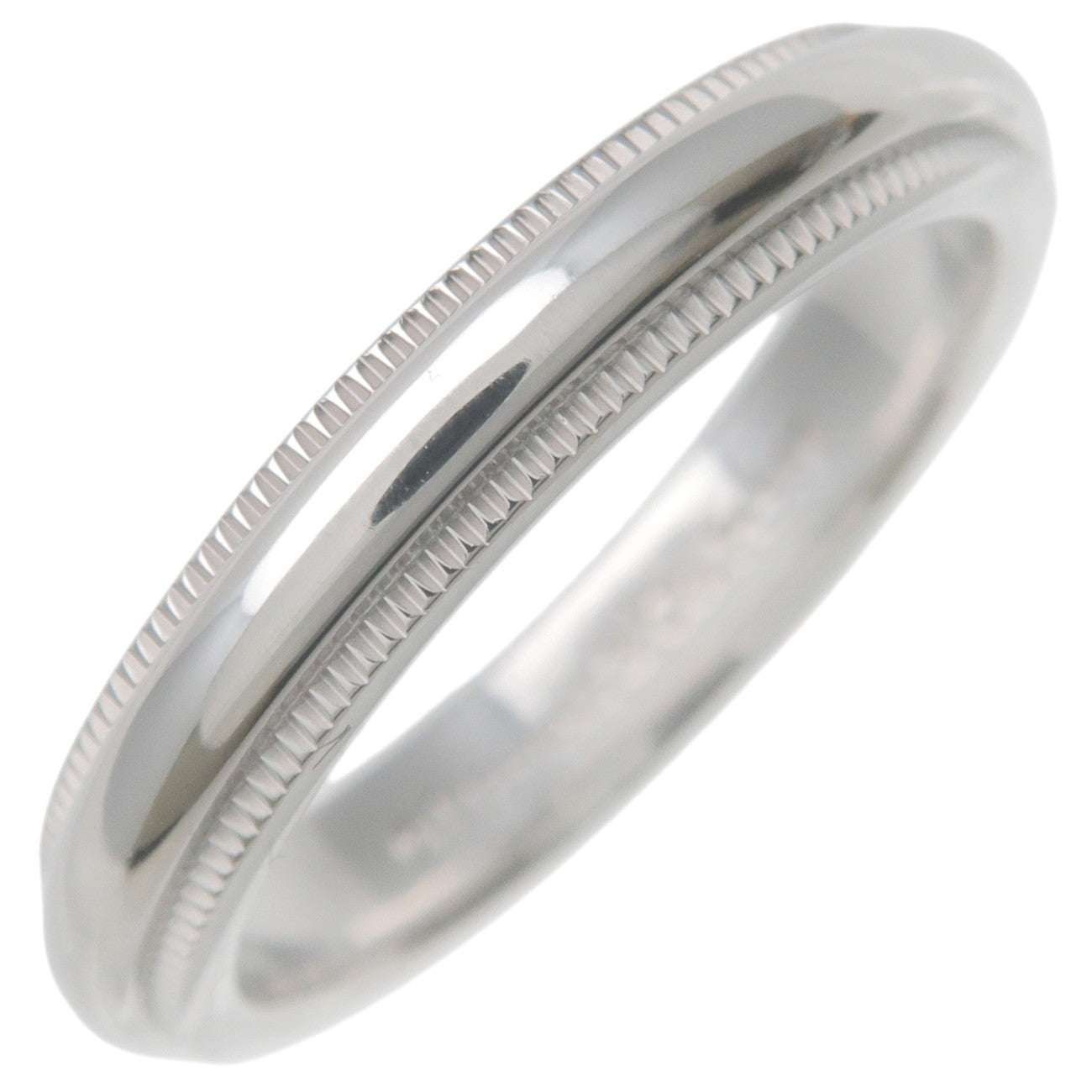 Tiffany&Co.-Milgrain-Band-Ring-PT950-Platinum-US4-4.5-EU47.5