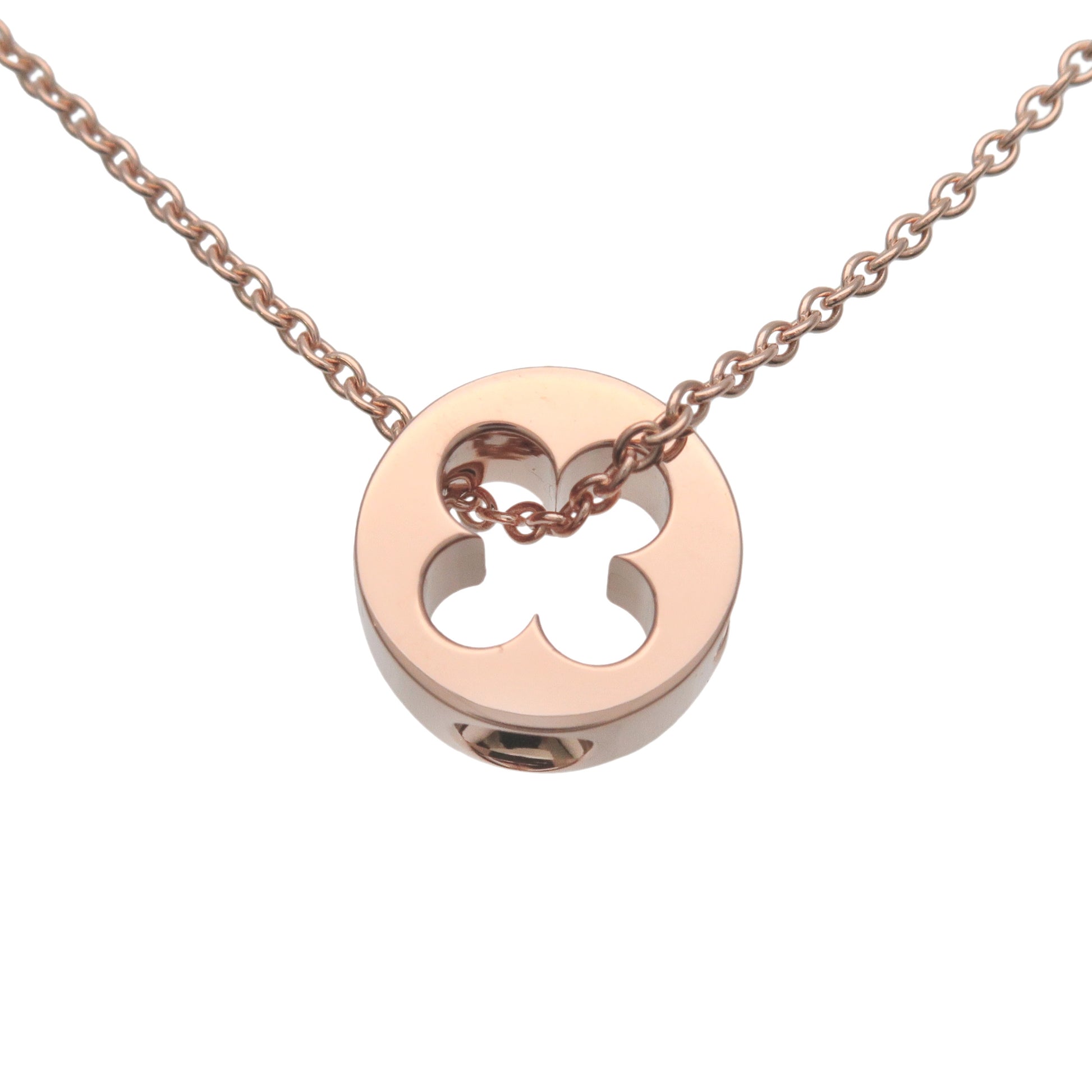 Louis Vuitton Empreinte Pendant Necklace 18k White Gold and