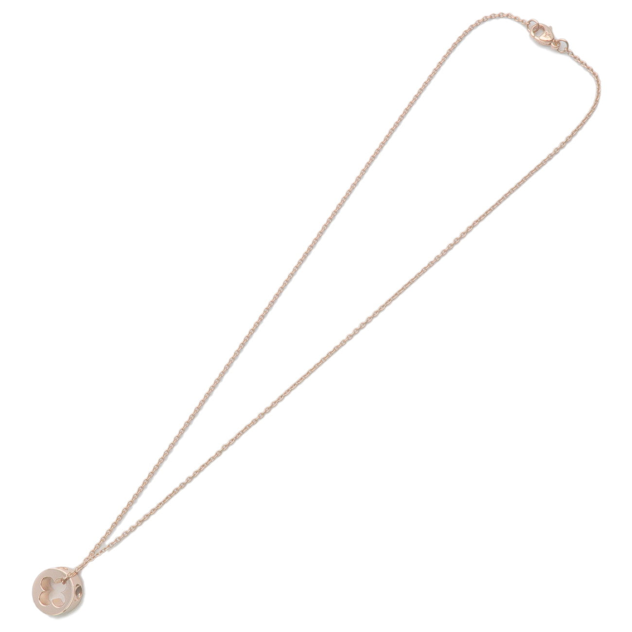 Louis Vuitton Pendentif Empreinte Necklace K18PG Rose Gold Q93673