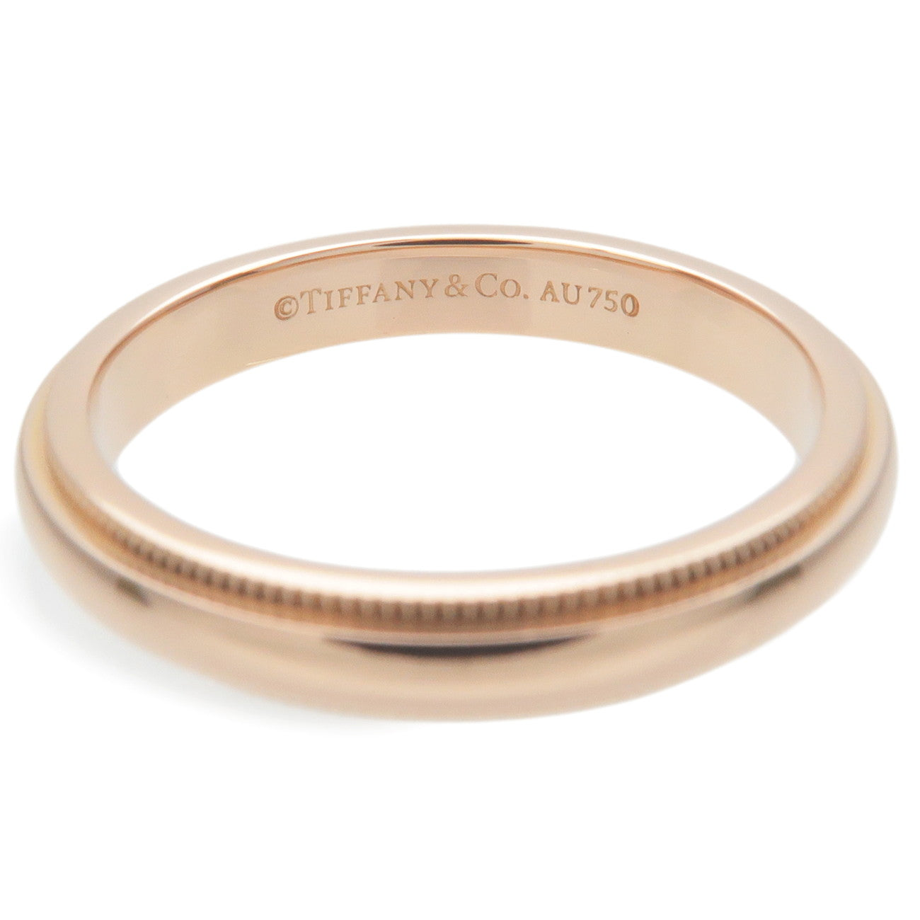 Tiffany&Co.-Milgrain-Band-Ring-K18-750PG-Rose-Gold-US6.5-EU53