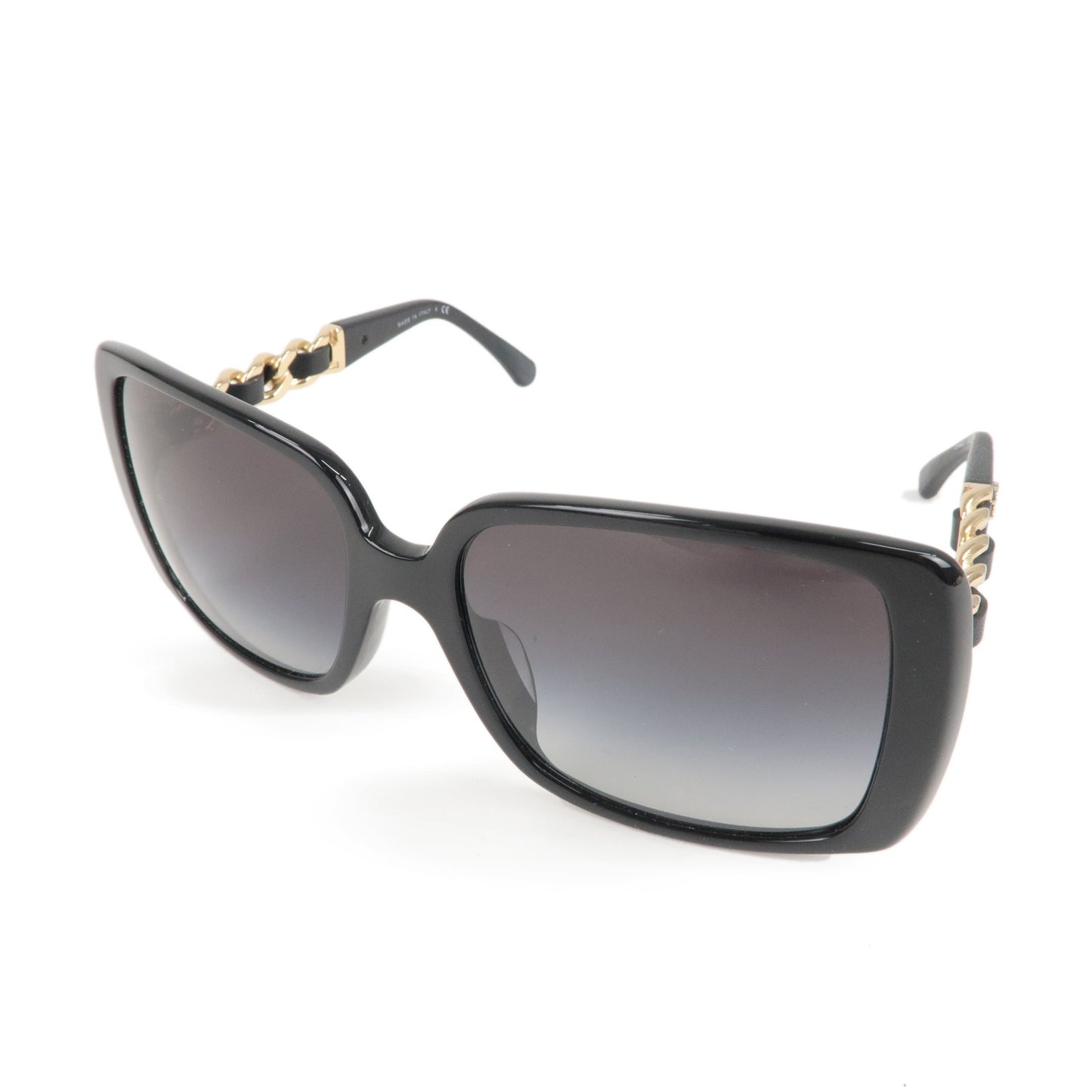 CHANEL-Sunglasses-Leather-Plastic-C.622/3C-58□135-3N-Black-5208QA –  dct-ep_vintage luxury Store