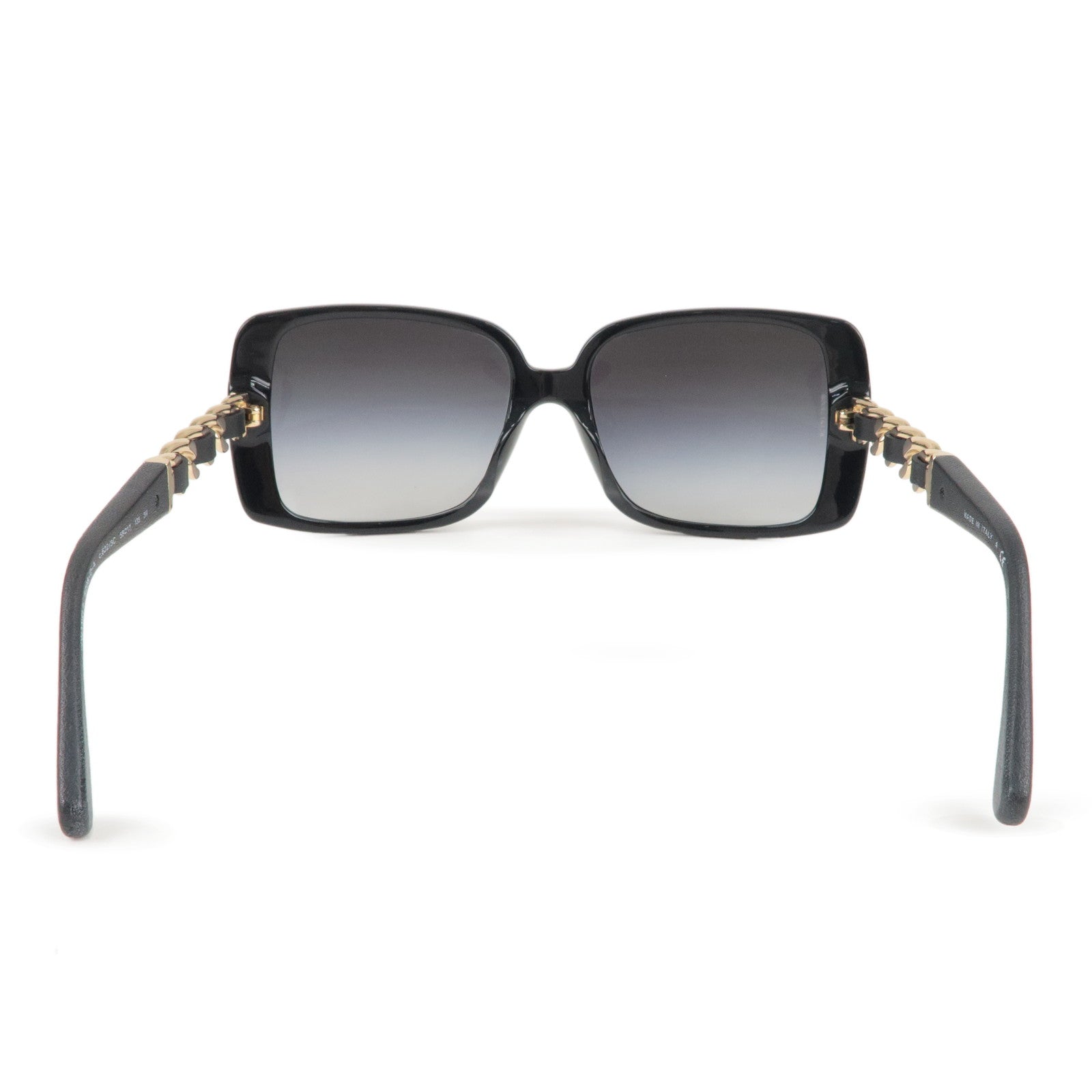 sunglasses chanel black leather