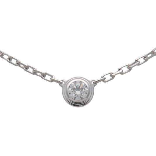 Cartier-Diamants-Legers-Necklace-SM-1P-Diamond-0.09ct-K18-WG