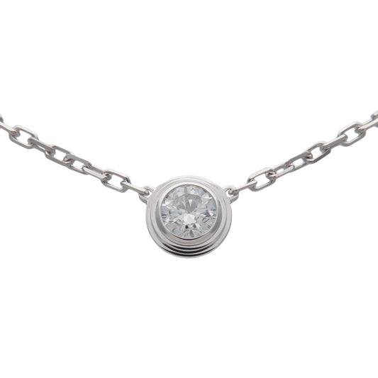 Cartier-Diamant-Legers-Necklace-LM-1P-Diamond-0.19ct-K18WG