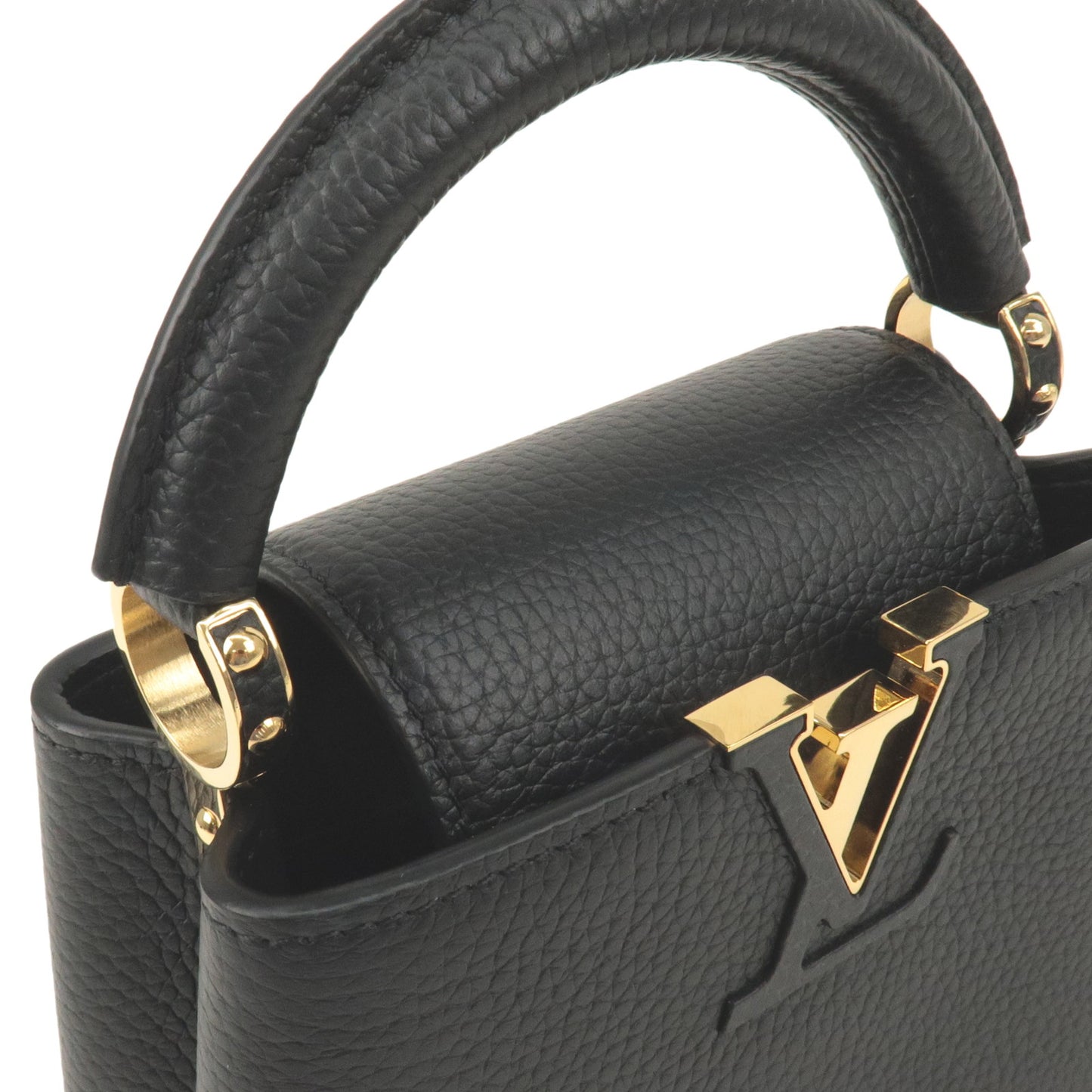 Louis Vuitton Capucines Mini Handbag Taurillon Leather M56071