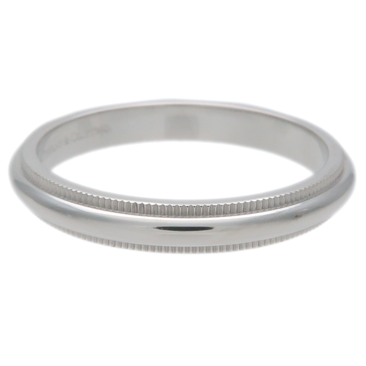 Tiffany&Co. Milgrain Band Ring PT950 Platinum US8.5-9 EU59.5