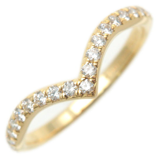 Tiffany&Co.-Soleste-V-Ring-Diamond-K18-750YG-Yellow-Gold-US5-5.5