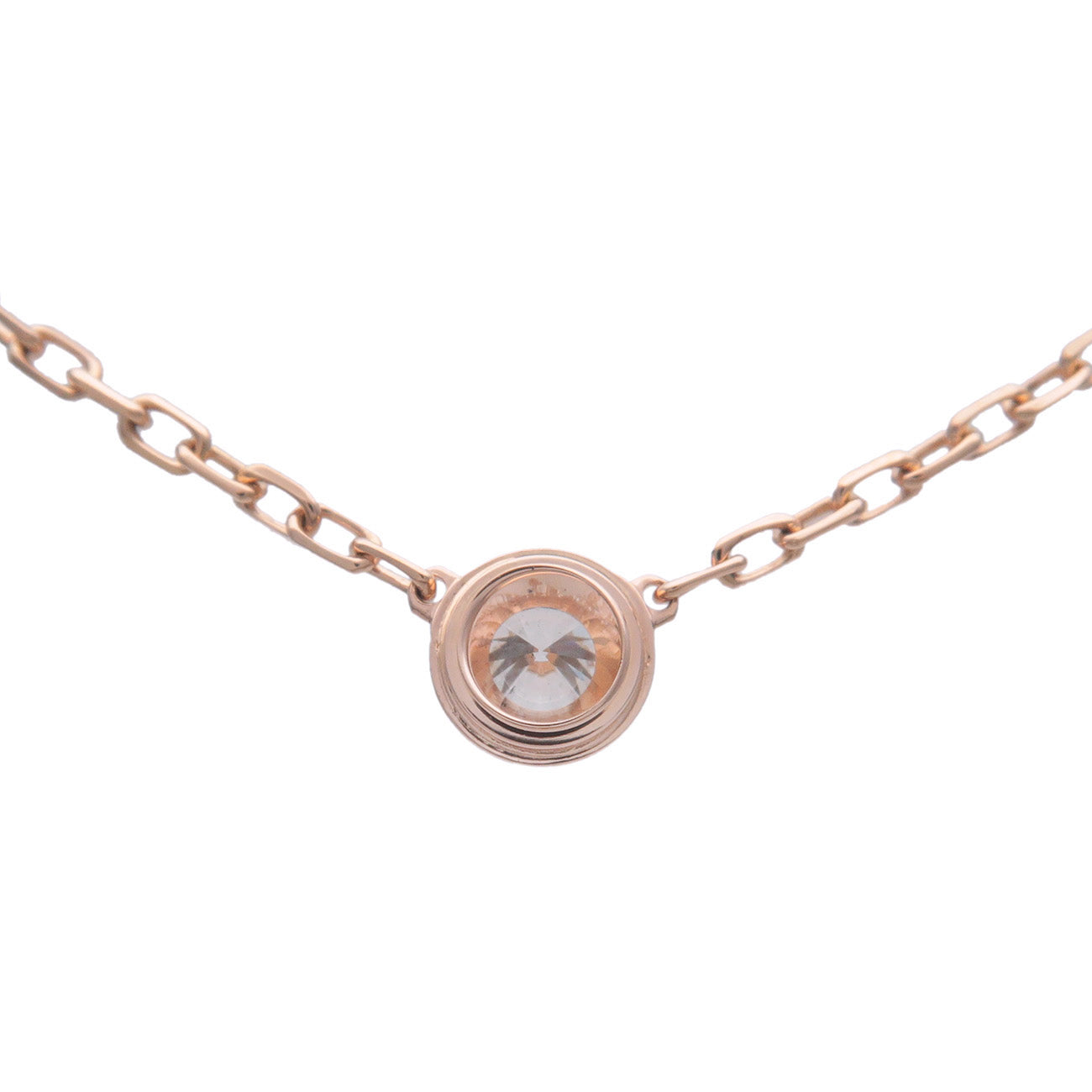 Cartier Small White Gold and Diamond Cartier d'Amour Necklace | Harrods AT