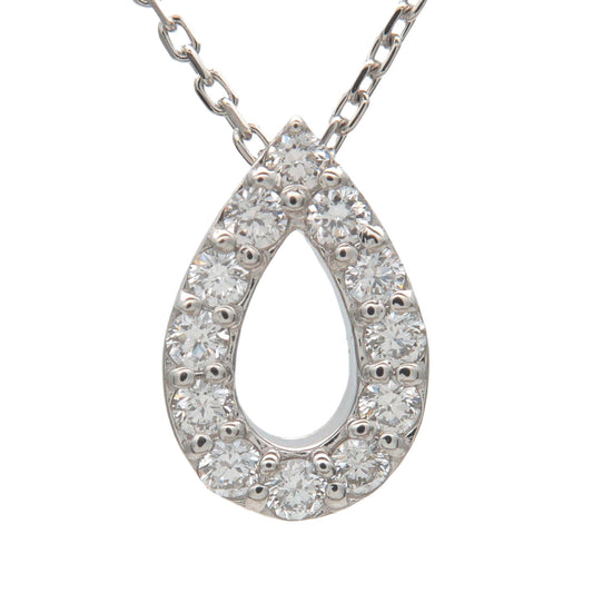 VENDOME-AOYAMA-Diamond-Necklace-0.12ct-PT950-PT850-Platinum