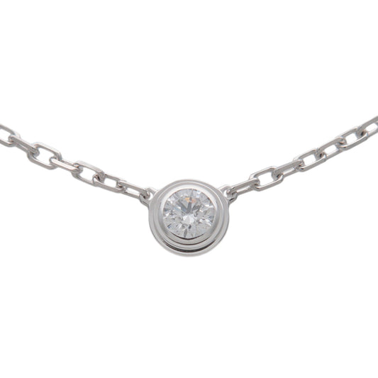 Cartier-Diamant-Leger-Necklace-SM-1P-Diamond-0.09ct-K18WG