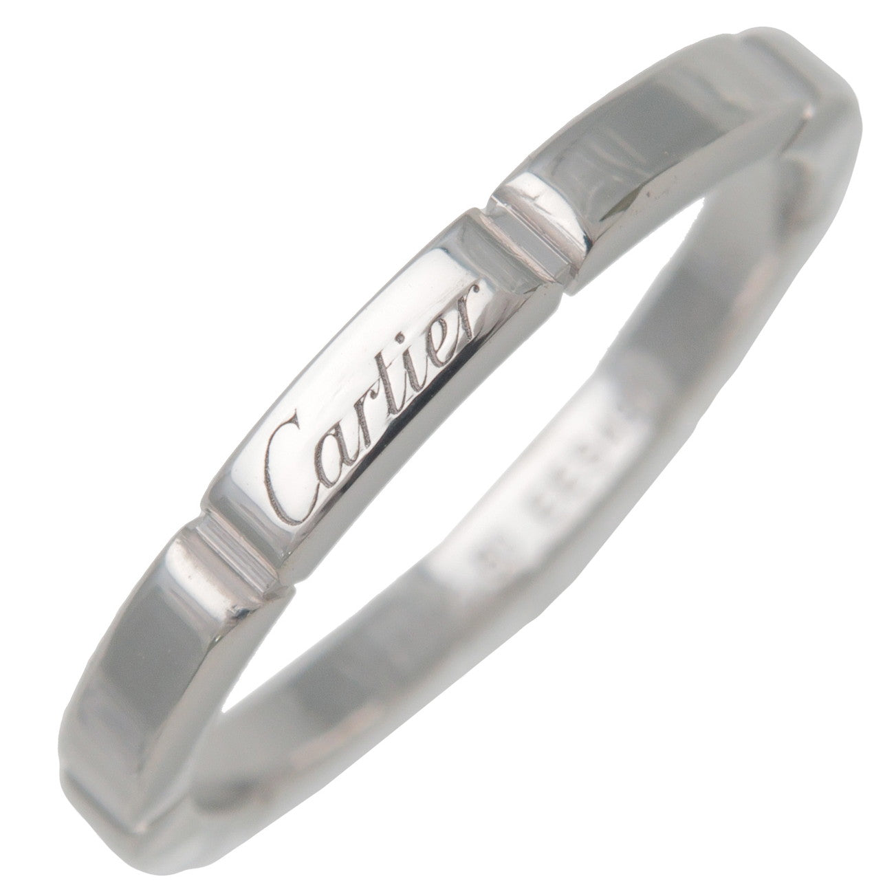Cartier-maillon-panthère-Ring-K18-White-Gold-US9-9.5-EU60