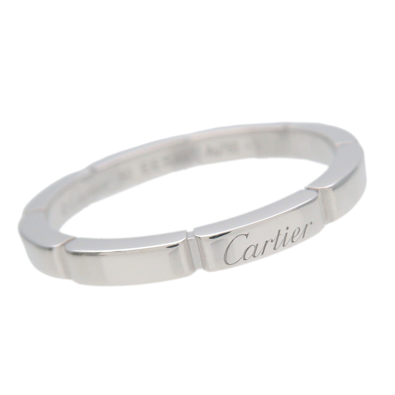 Cartier maillon panth郢晢ｽｻ郢晢ｽｻ繝ｻ・ｽ繝ｻ・ｨre Ring K18 White Gold US9-9.5 EU60