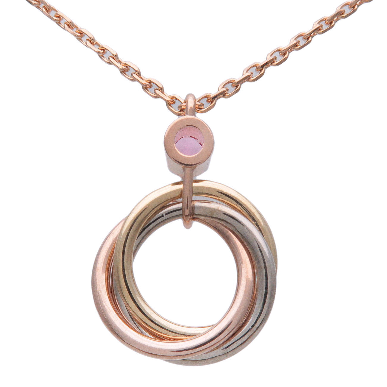 Cartier pink hotsell sapphire necklace