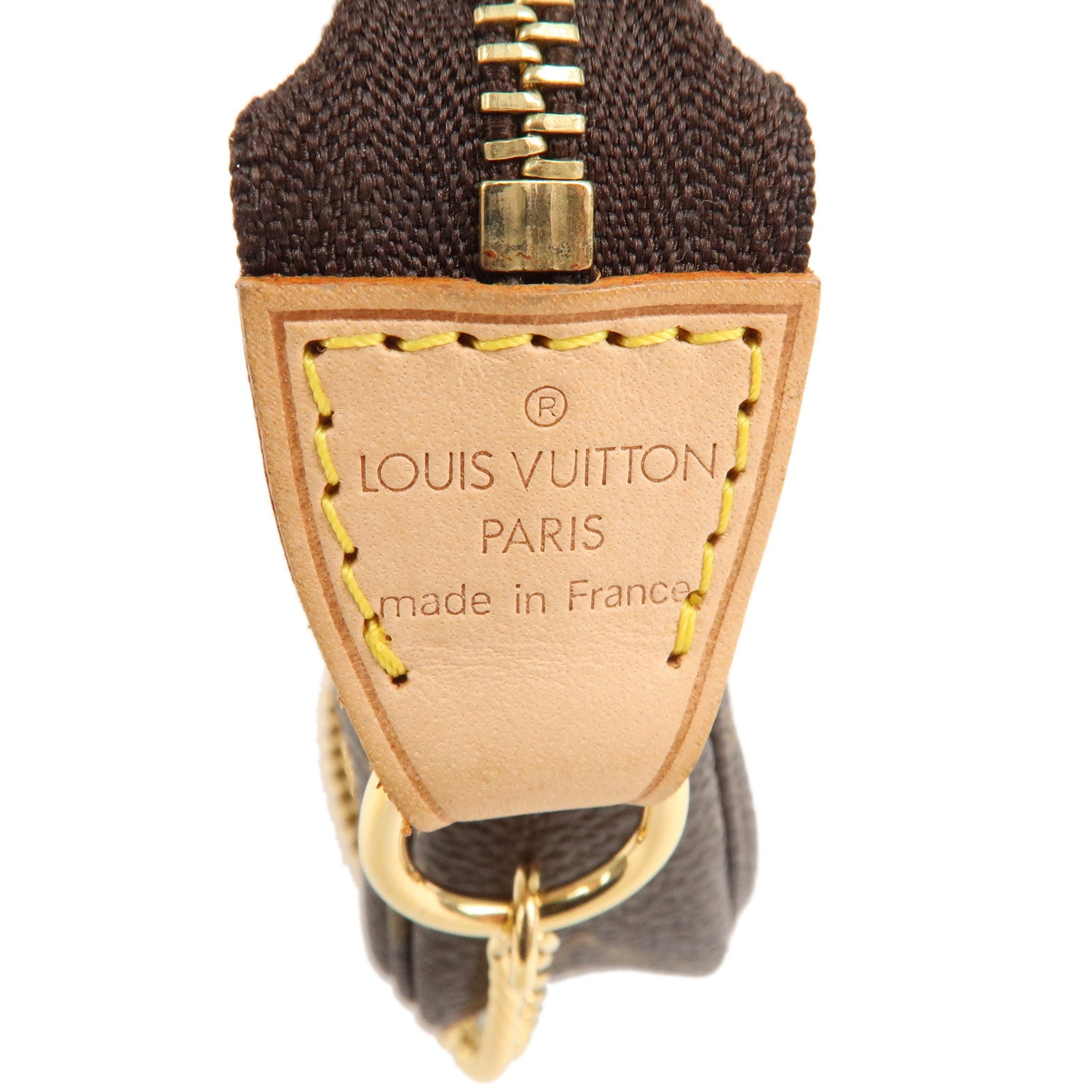 Authenticated Louis Vuitton Monogram Pochette Accessoires Brown