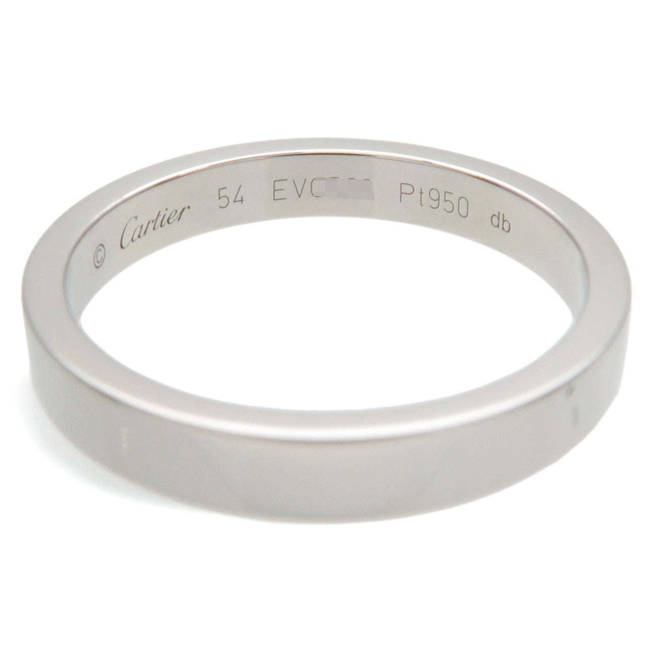 Cartier Engraved Ring PT950 Platinum 54 US6.5 7.0 EU54 Mindarie