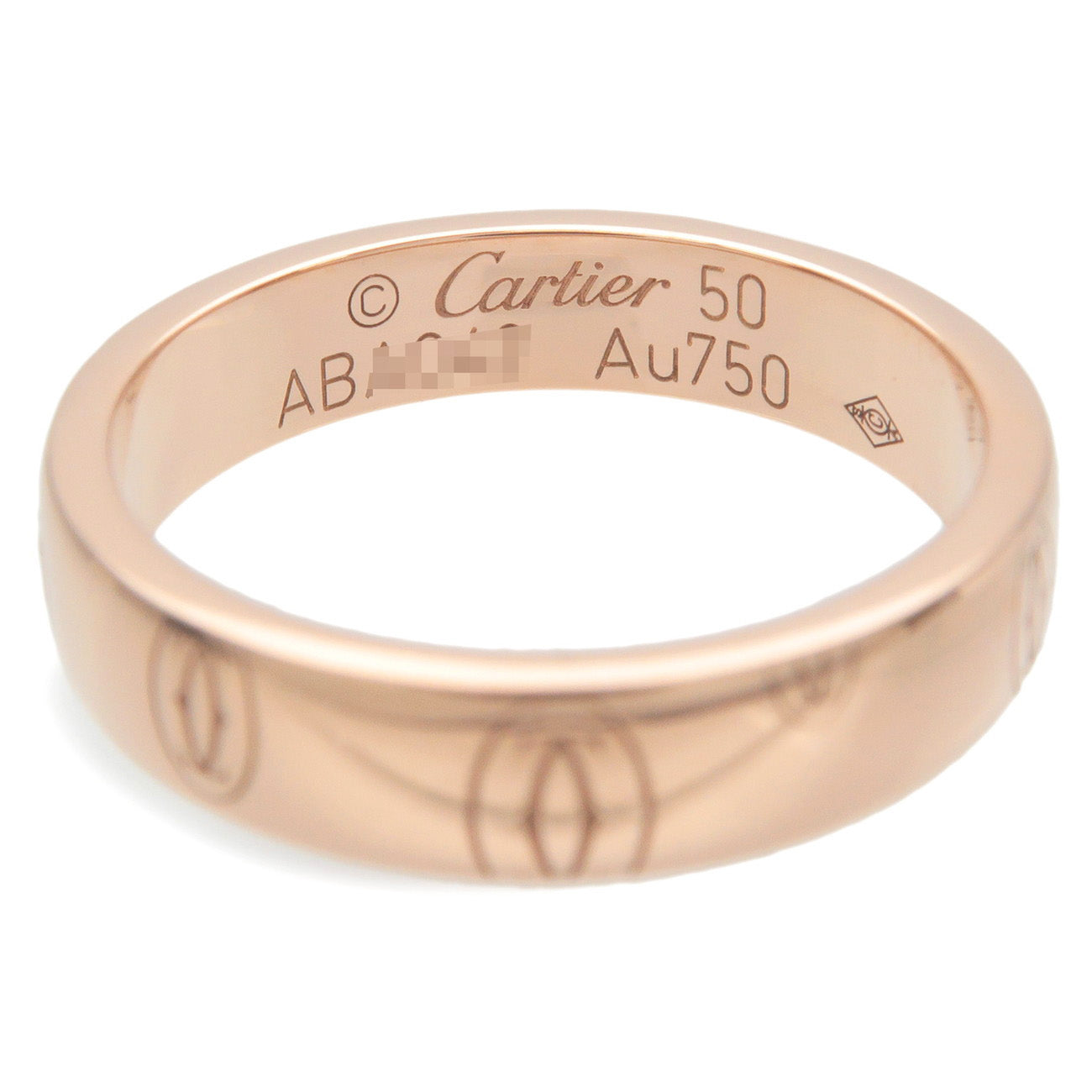 Cartier Happy Birthday Ring K18PG 750PG Rose Gold #50 US11.5