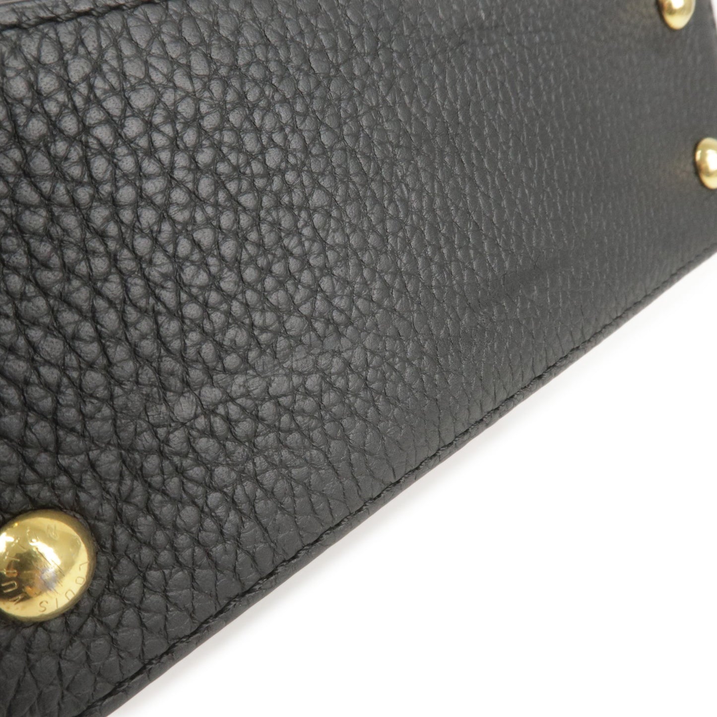 Louis Vuitton Capucines Mini 2Way Bag Hand Bag Black M56071