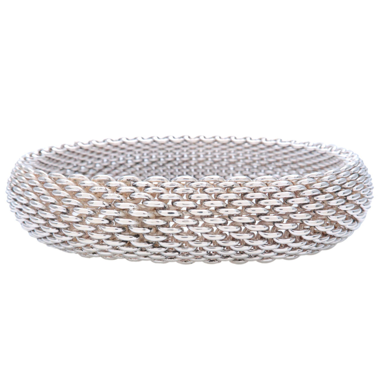 Tiffany&Co. Somerset Mesh Bangle Bracelet SV925 Silver