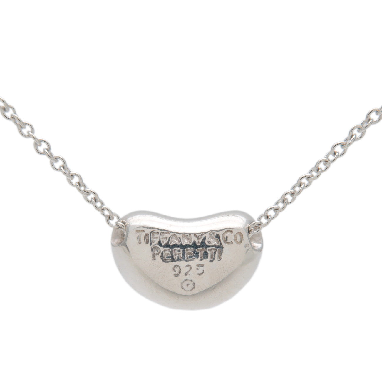 Tiffany&Co. Mini Bean Necklace SV925 Silver