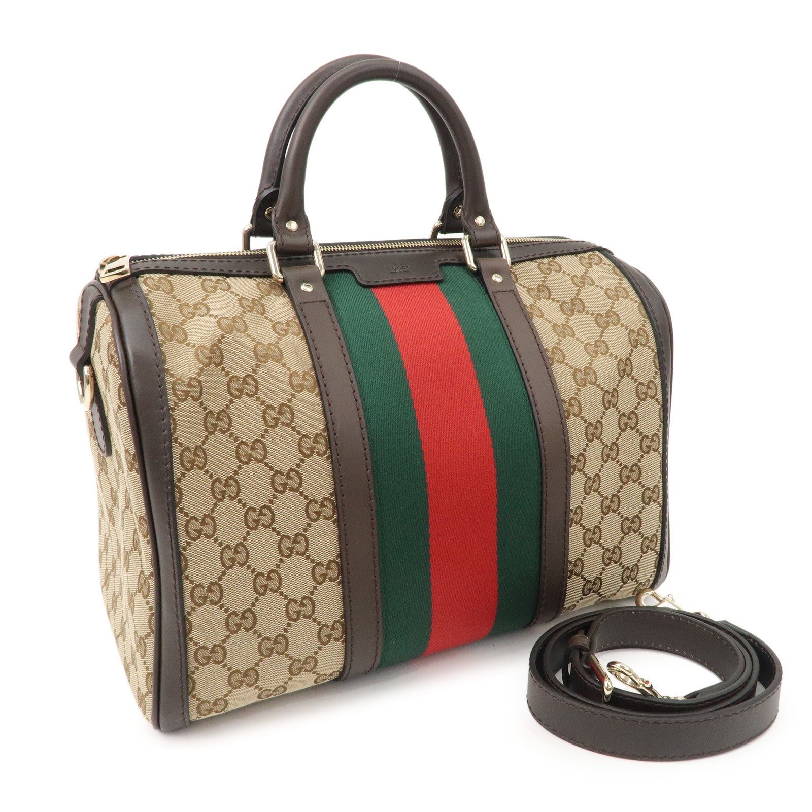 Buy GUCCI Gucci Old Gucci Vintage Sherry Line GG Logo Leather 2way