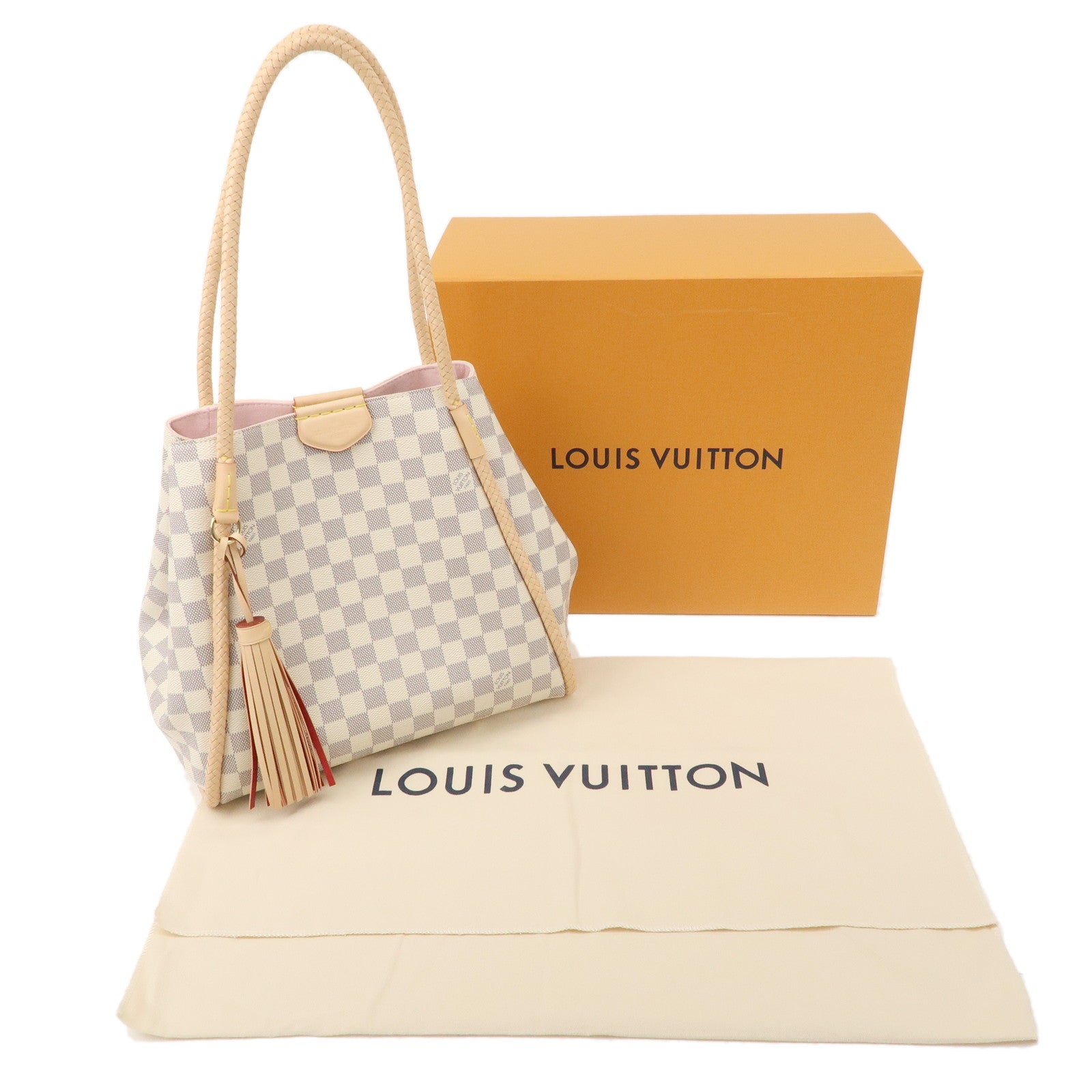 Review Louis Vuitton PROPRIANO TOTE BAG DAMIER AZUR 