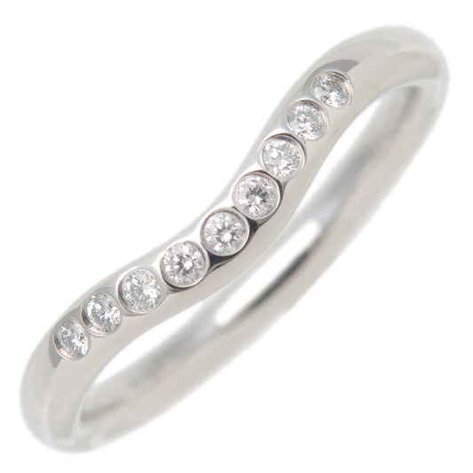 Tiffany&Co.-Curved-Band-9P-Diamond-Ring-PT950-Platinum-US5