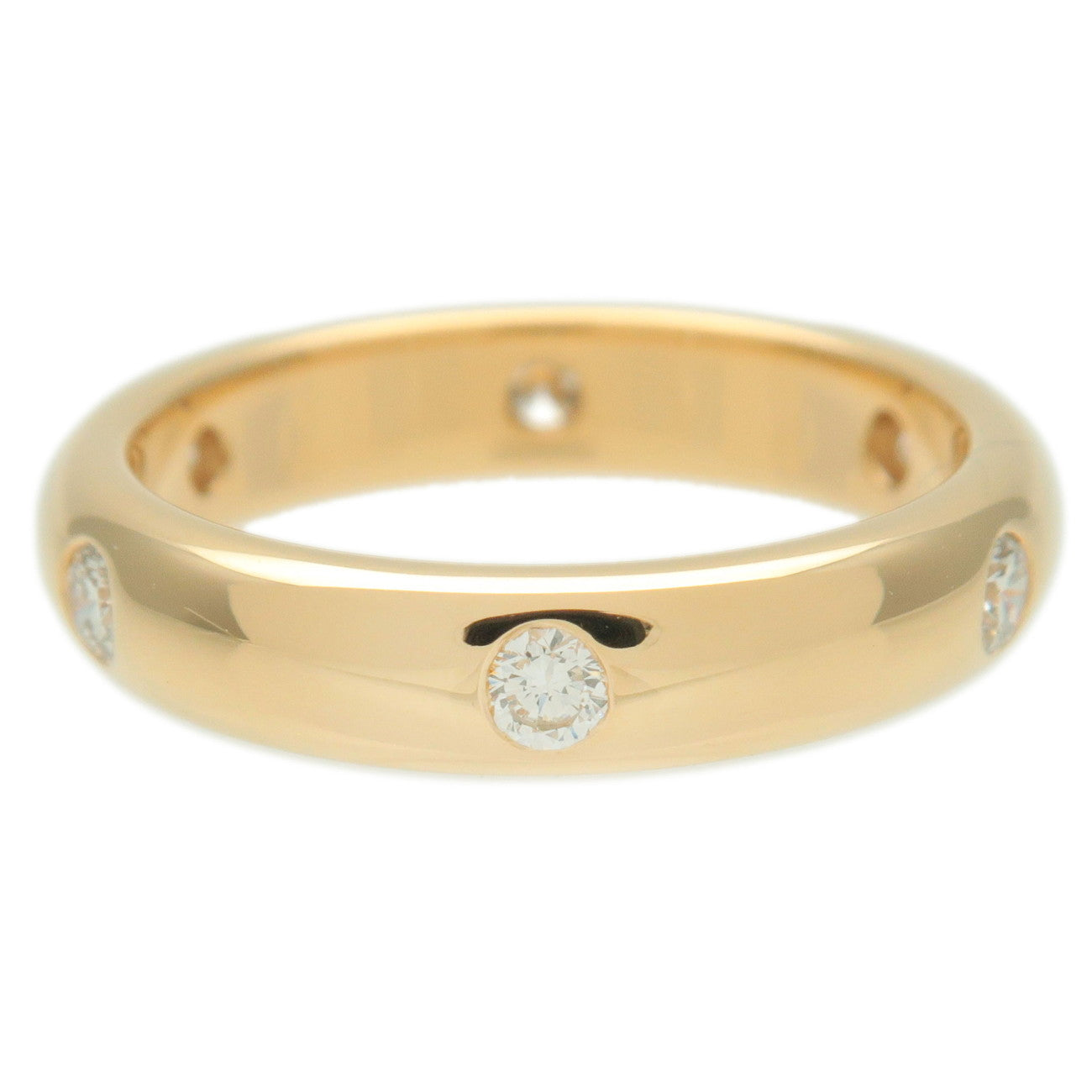 Cartier Stella Ring 6P Diamond K18YG 750YG Yellow Gold #50 US5-5.5