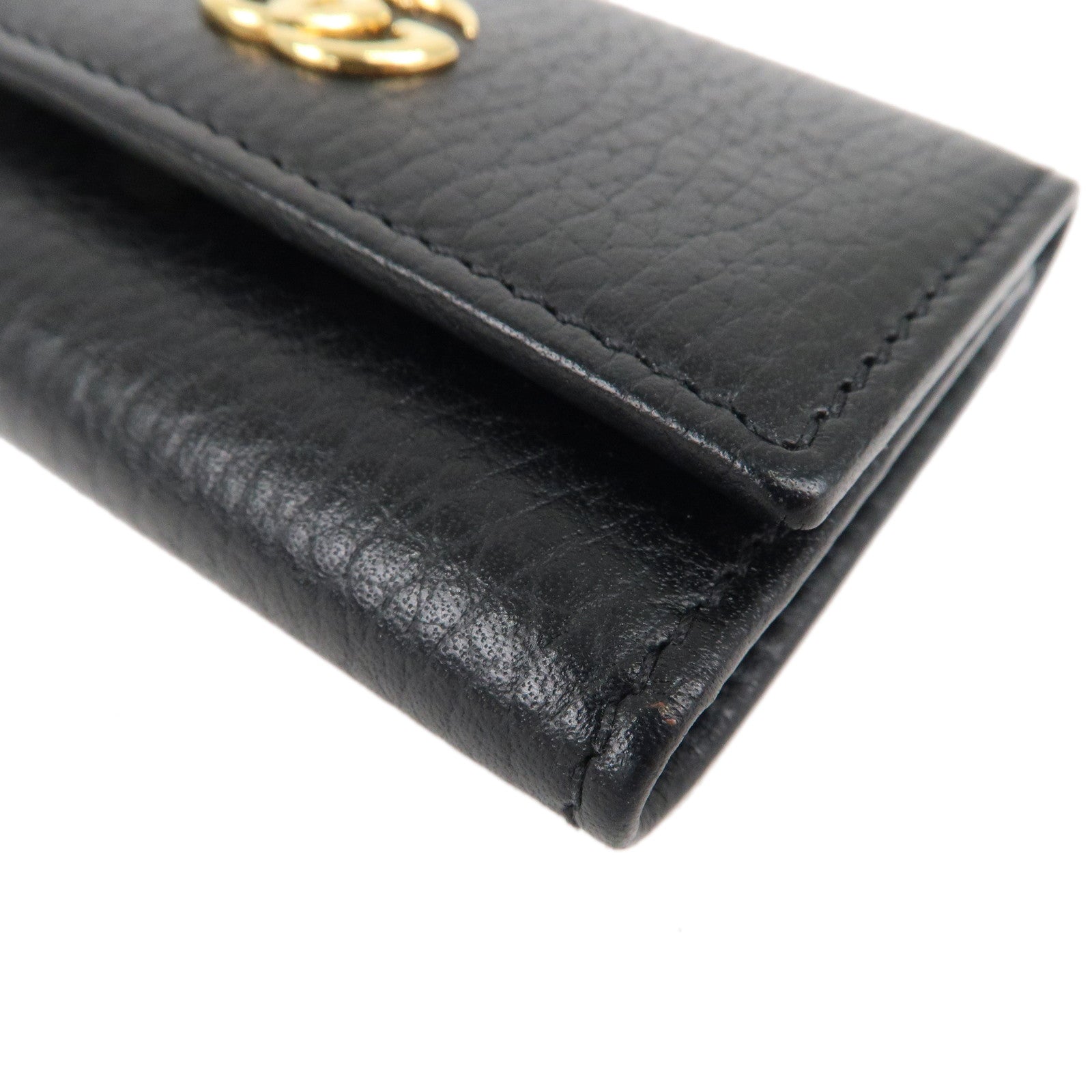 GUCCI-GG-Marmont-Leather-6-Key-Case-Key-Holder-Black-456118 –  dct-ep_vintage luxury Store