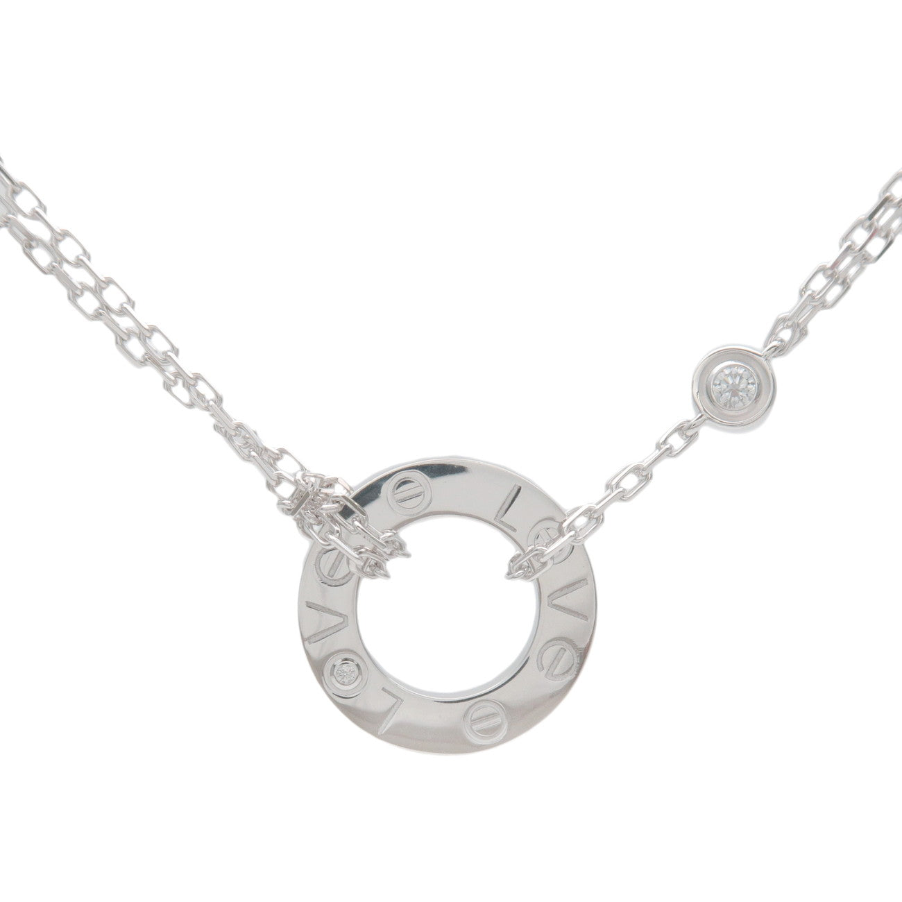 Cartier love circle necklace Clearance