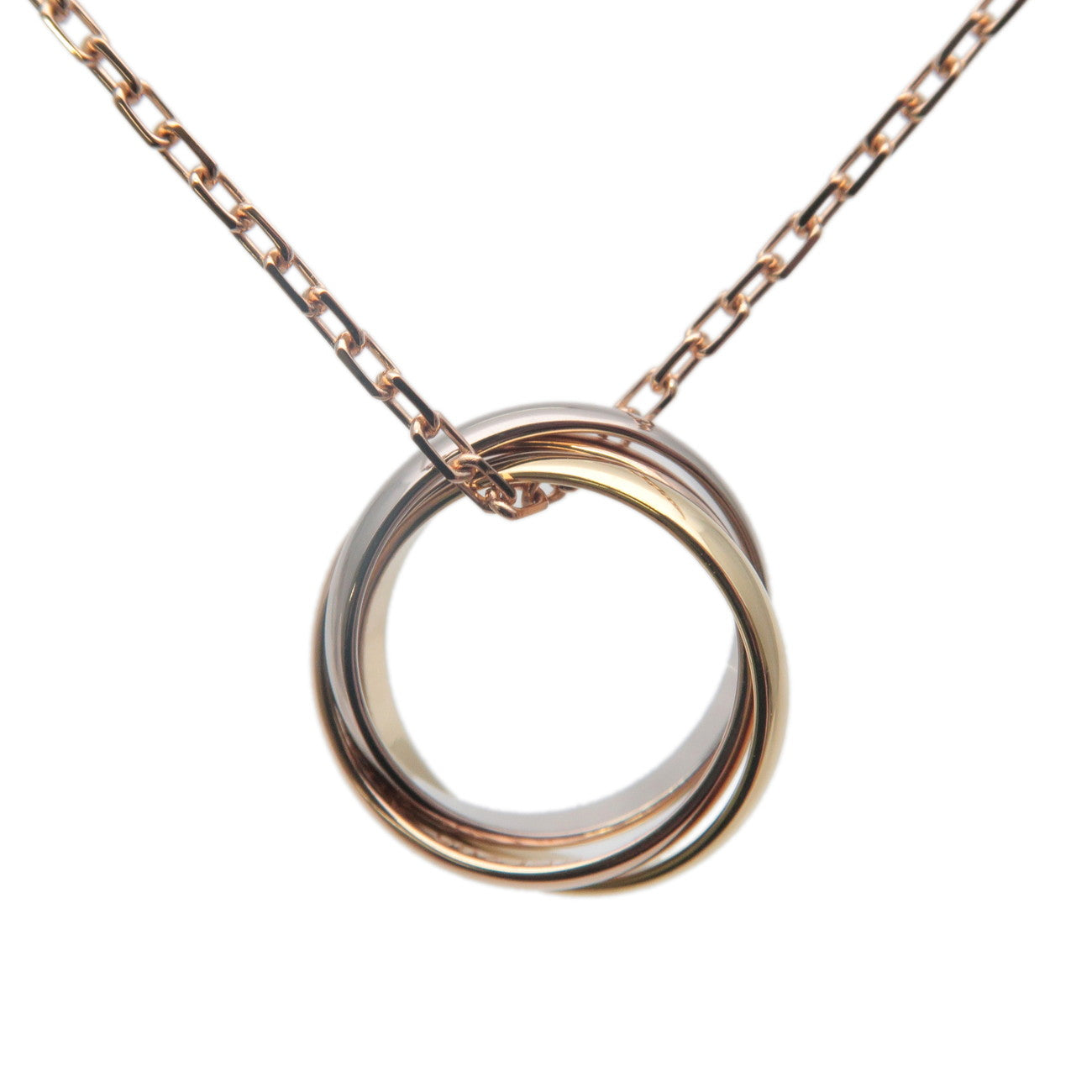 Cartier-Trinity-Necklace-K18-750-Yellow-Gold-White-Gold-Rose-Gold