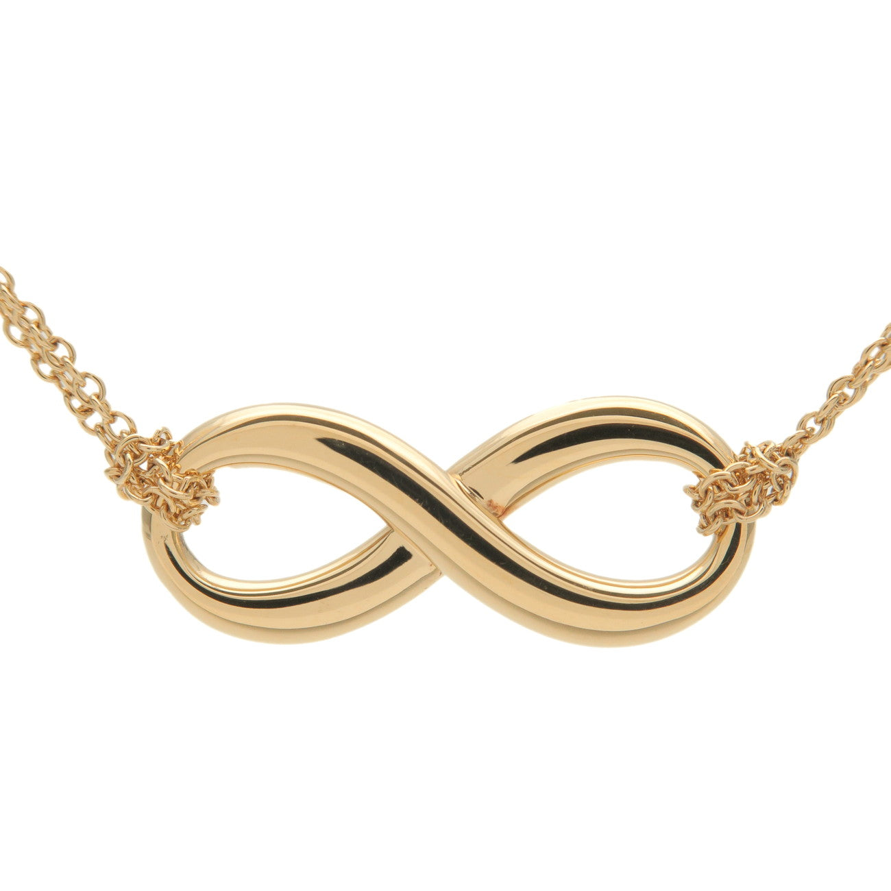 Tiffany&Co. Infinity Necklace K18YG 750YG Yellow Gold