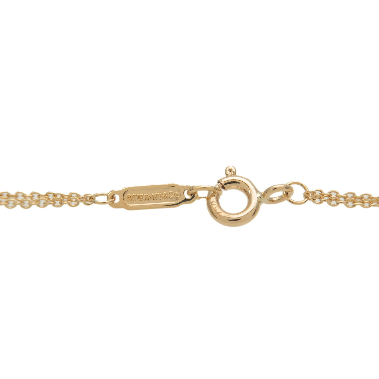 Tiffany&Co. Infinity Necklace K18YG 750YG Yellow Gold