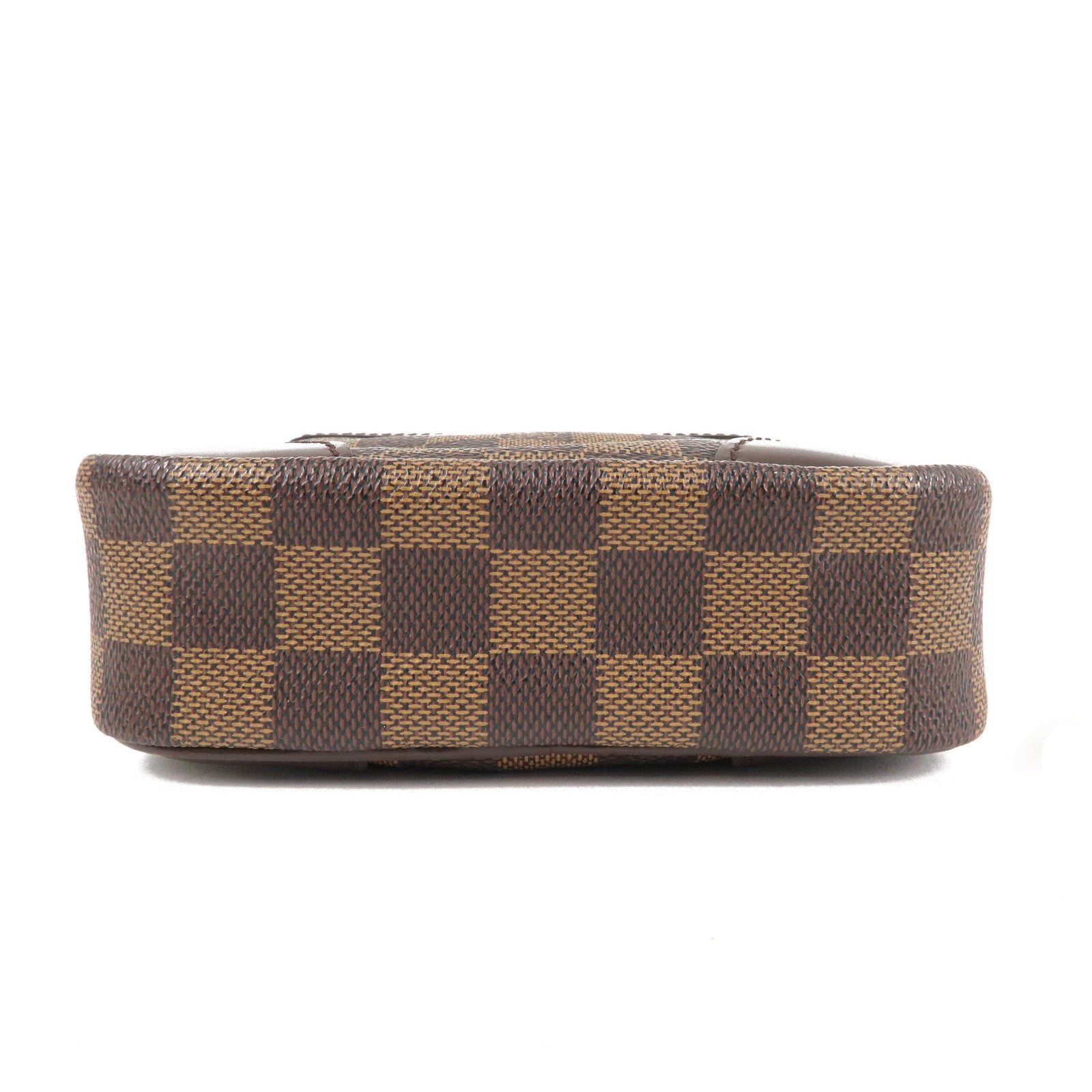 Louis+Vuitton+Danube+Shoulder+Bag+Brown+Leather for sale online