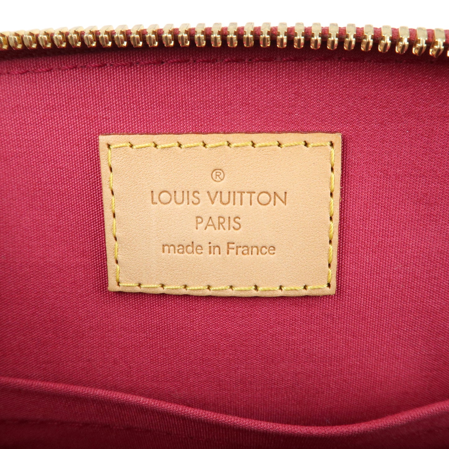 Auth Louis Vuitton Monogram Vernis Alma BB 2Way Bag Rose Indien M91771 Used F/S