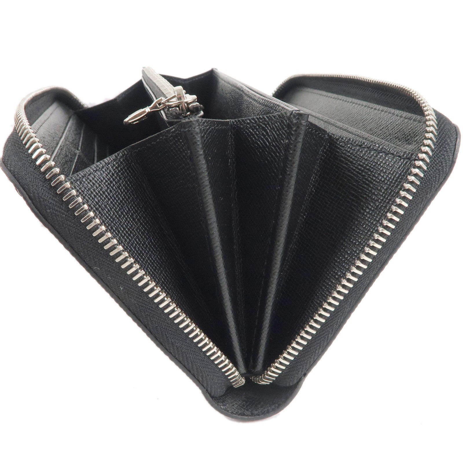 Louis Vuitton Vintage - Epi Zippy Wallet - Black - Leather and Epi