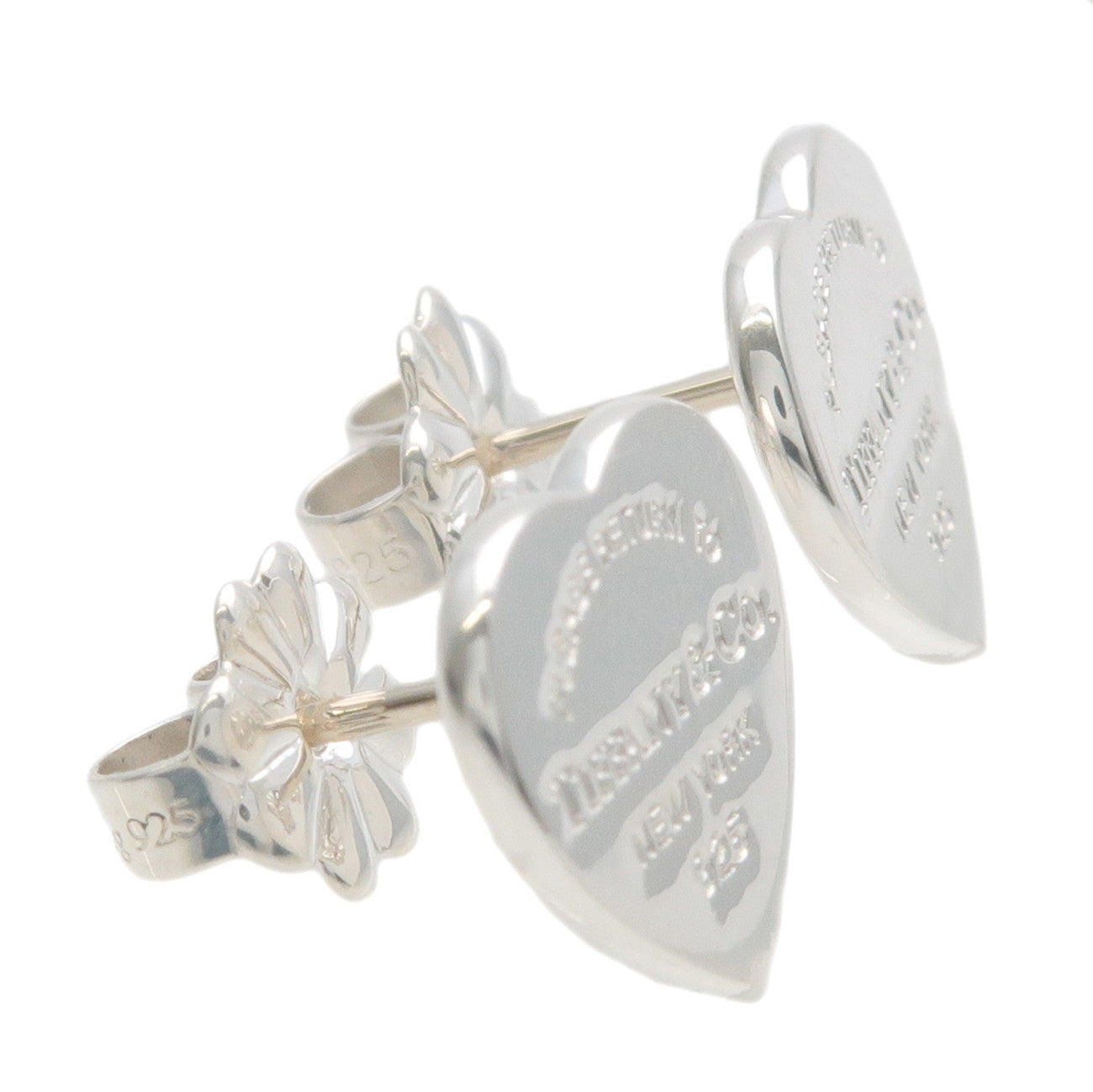 Tiffany&Co. Return to Tiffany Mini Heart Tag Earrings Silver 925