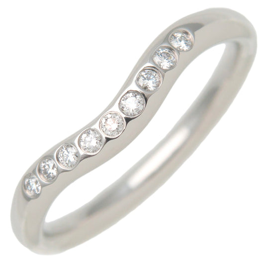 Tiffany&Co.-Curved-Band-9P-Diamond-Ring-PT950-Platinum-US5