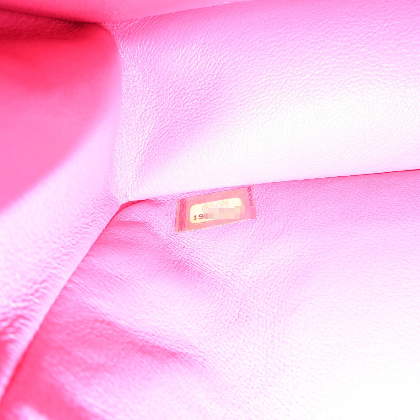 CHANEL Matelasse 25 Tweed Leather Chain W Flap Shoulder Bag Pink