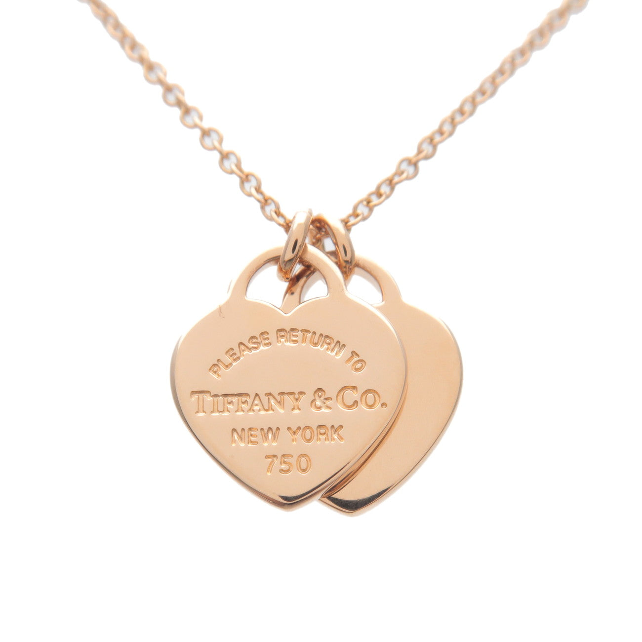 Tiffany&Co.-Return-to-Tiffany-Mini-Double-Heart-Tag-Necklace-K18PG