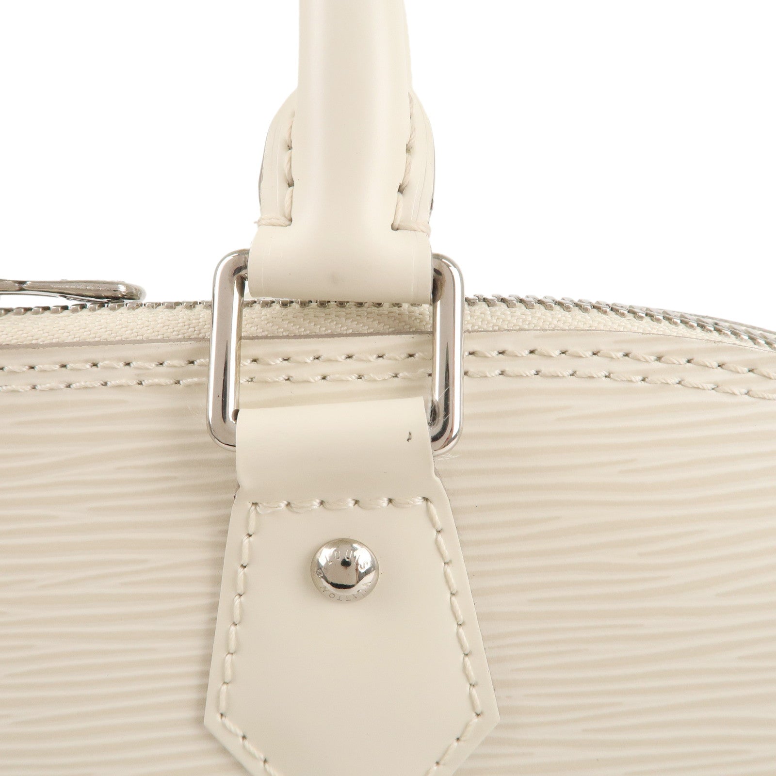 Authentic-Louis-Vuitton-Epi-Alma-GM-Hand-Bag-White-Ivoire-M4045J