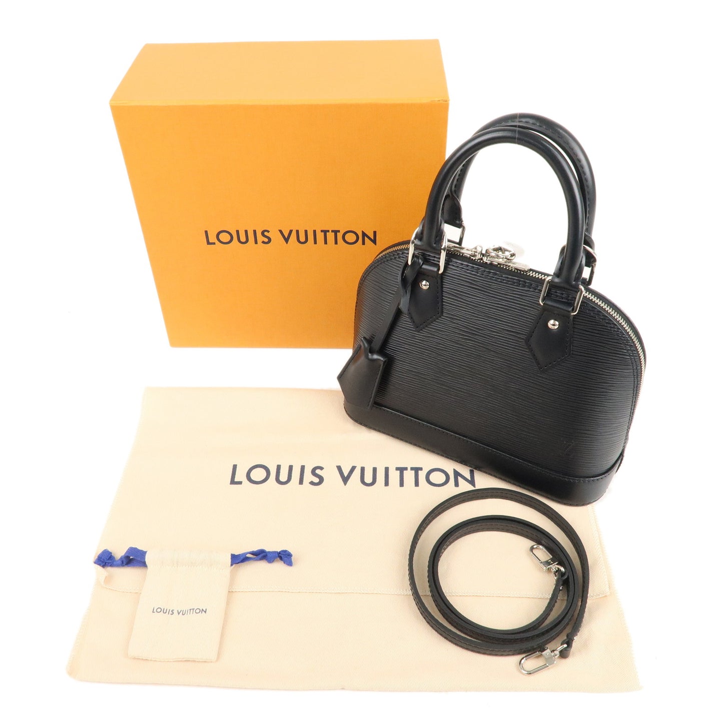 Louis Vuitton Epi Alma BB 2way Shoulder Bag Grunard M56204